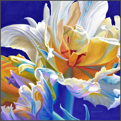 Ruffled Parrot Tulips - Nance Danforth Paintings
